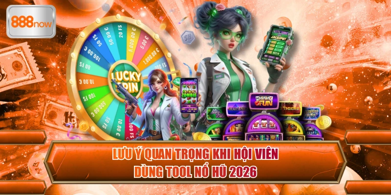 Lưu ý quan trọng khi hội viên dùng tool nổ hũ 2026